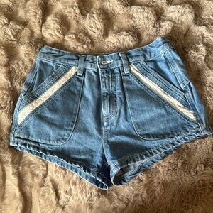 Free People Jean Shorts
